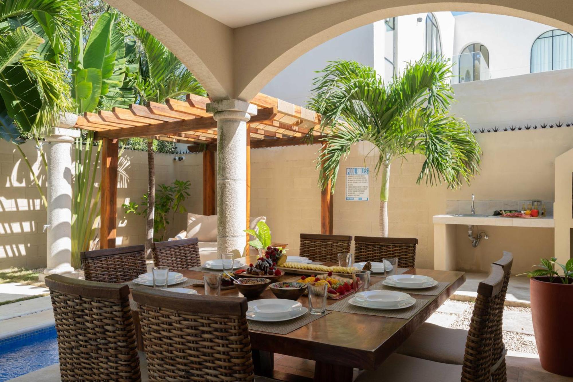 Tulum Stunning Villa For 10-Cabana-Private Pool-Parking ภายนอก รูปภาพ